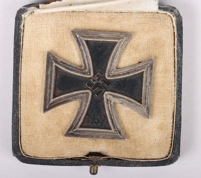 1939 Iron Cross 1st Class by Friedrich Orth with Case of Issue - 12