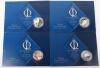 Four Royal Mint Silver One Ounce Coins for Elizabeth II Diamond Jubilee