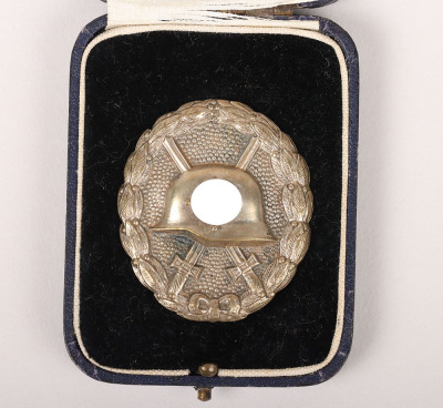 German 1st Pattern Wound Badge in Silver