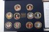 A mixed lot of Elizabeth II crowns, Westminster mint gold plated copper commemorative coins - 3