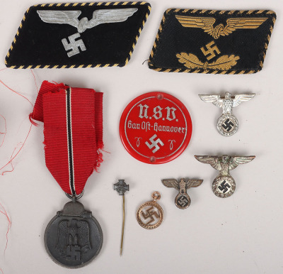Small Grouping of Miscellaneous Items with German Funeral Sash - 2