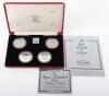 Royal Mint ‘The Queen Elizabeth II Collection 1972-1981’ four Silver Proof Crowns