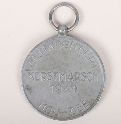 Dutch &ldquo;Mussert&rdquo; 1941 Christmas March Commemorative Medal - 2