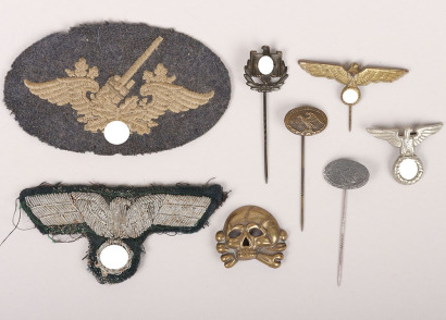 Small Group of Third Reich Stickpins and Insignia