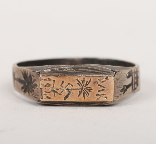 WW2 German 1941 Afrikakorps &ldquo;DAK&rdquo; Ring