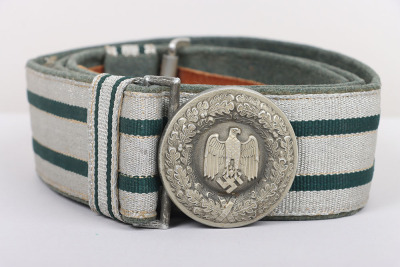 WW2 German Army (Heer) Officers Parade Belt & Buckle “Feldbinde” - 7