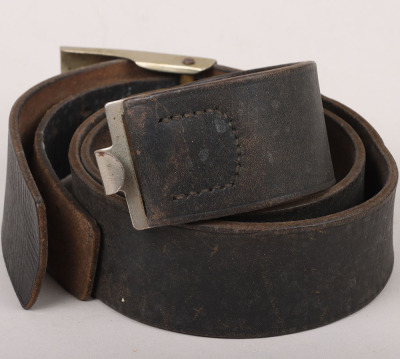 Third Reich German Early HJ / DJ Child Belt & Buckle Set - 4