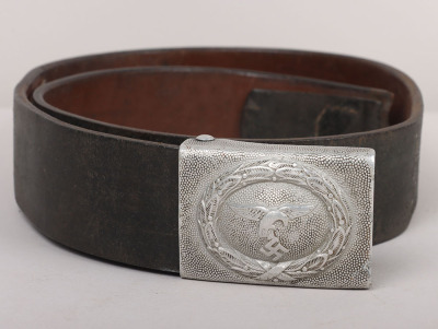 WW2 German Luftwaffe Belt & Buckle by Unknown Maker - 2