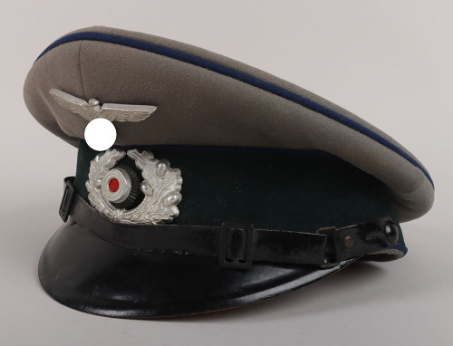 WW2 German Army Medical (Sanitäter) NCO’s Peaked Cap