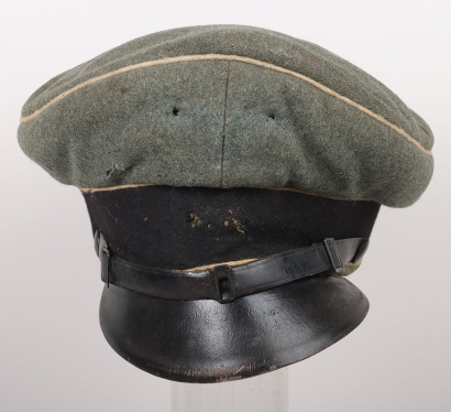 WW2 German Combat Worn Waffen-SS NCO’s Peaked Cap