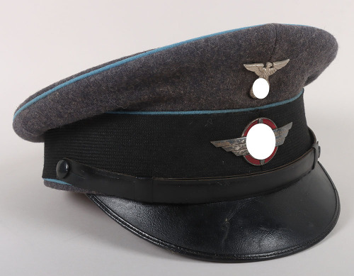 Rare Third Reich D.L.V (Deutsche Luftsportverband) Peaked Cap