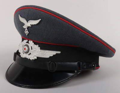 WW2 German Luftwaffe Flak NCO’s Peaked Cap - 6