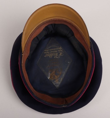 German Third Reich Fire Brigade “Feuerwehr” Peaked cap by H. Walther, Greussen - 10