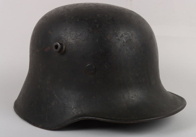 WW2 German Kriegsmarine (Navy) Transitional M-18 Steel Combat Helmet - 4