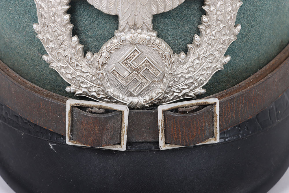 Ww2 German Raks WW2 German Police (Polizei) Other Ranks Shako by Hans Römer, Ülm