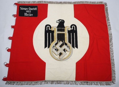 Rare Third Reich Chamber of Music Organisation (Reichsmusikkammer) Standarte in Weiler, Austria - 2