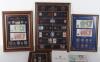 Four framed and glazed coin and banknote displays - 3