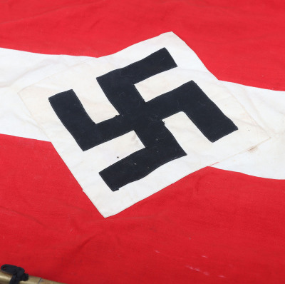 Third Reich Hitler Youth Trumpet Banner & Brass Trumpet - 4