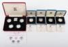 UK Silver Proof &pound;1 (one pound) coins