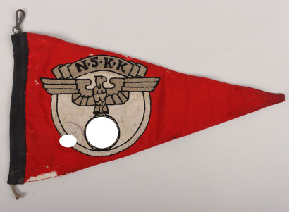 Third Reich NSKK Car Pennant