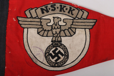 Third Reich NSKK Car Pennant - 3