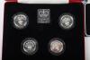 UK Silver Proof &pound;1 (one pound) coins - 2