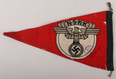 Third Reich NSKK Car Pennant - 7