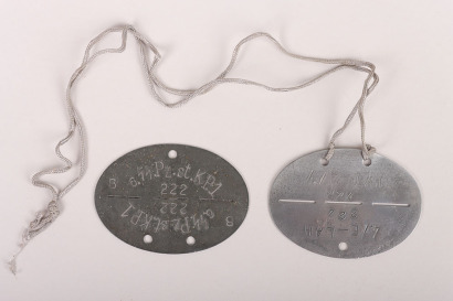 Two SS Identity Discs