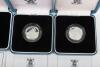 Five UK Silver Proof £1 (one pound) coins - 2