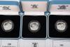 Five UK Silver Proof £1 (one pound) coins - 3