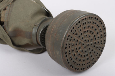 WW2 German Gas Mask with Canister and Gas Cape - 10