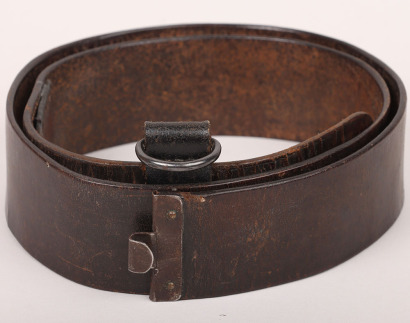 WW2 German Army (Heer) Leather Belt with Belt Loop