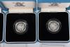 Five UK Silver Proof £1 (one pound) coins - 3