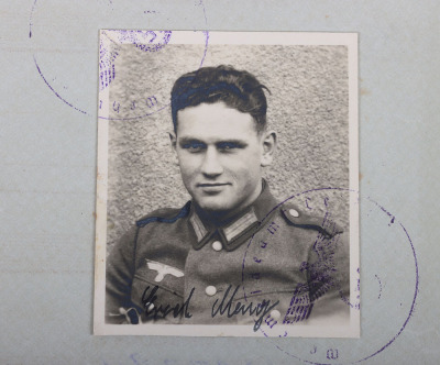 WW2 German Wehrpass to E. Meng, Pz. Jäger Abt 171, KIA in Pompey, France 18.6.1940 - 13