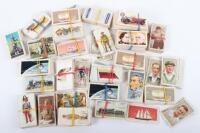 A selection of cigarette cards