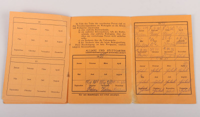 Large WW2 German Document Grouping to Dr. Peitschke and his wife Susanne, NSDAP, NS-Frauenschaft, NSKOV, DAF - 13