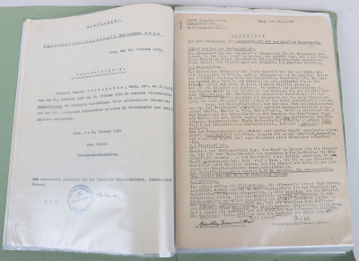 Large WW2 German Document Grouping to Dr. Peitschke and his wife Susanne, NSDAP, NS-Frauenschaft, NSKOV, DAF - 24