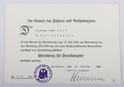 Document Grouping to NSKK Member and SA-Sturmführer Josef Rech from Ahrweiler “Reitersturm Brigade 52” - 6