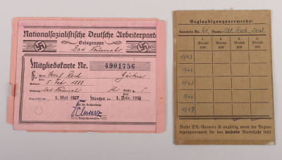 Document Grouping to NSKK Member and SA-Sturmführer Josef Rech from Ahrweiler “Reitersturm Brigade 52” - 14