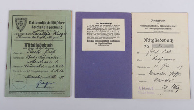 Document Grouping to NSKK Member and SA-Sturmführer Josef Rech from Ahrweiler “Reitersturm Brigade 52” - 16