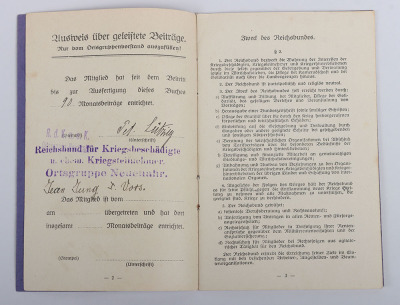 Document Grouping to NSKK Member and SA-Sturmführer Josef Rech from Ahrweiler “Reitersturm Brigade 52” - 17