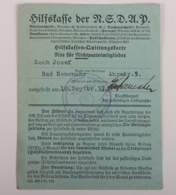 Document Grouping to NSKK Member and SA-Sturmführer Josef Rech from Ahrweiler “Reitersturm Brigade 52” - 18