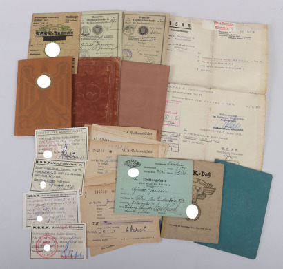 Third Reich NSKK Document Grouping to NSKK-Sturmführer G. Jansen