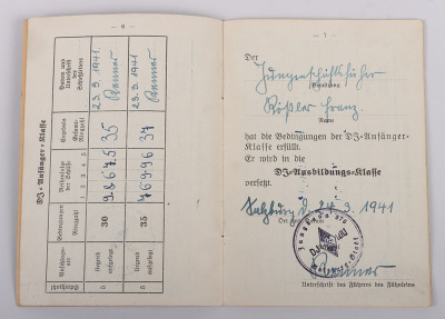 Large Hitler Youth (Hitlerjugend) Sport Document Grouping to Ella and Franz Rössler - 15