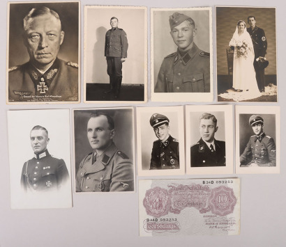 Grouping of SS (Schutzstaffel) Photo Portraits