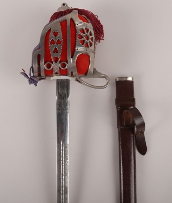 A EIIR Scottish Military Basket Hilt Broadsword of the Royal Scots by Wilkinson