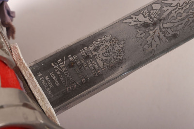 A EIIR Scottish Military Basket Hilt Broadsword of the Royal Scots by Wilkinson - 8