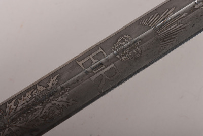A EIIR Scottish Military Basket Hilt Broadsword of the Royal Scots by Wilkinson - 9
