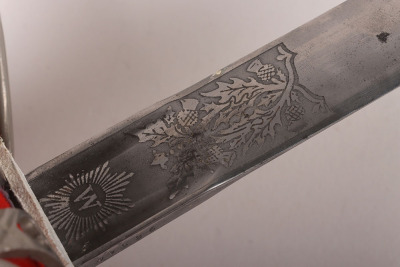 A EIIR Scottish Military Basket Hilt Broadsword of the Royal Scots by Wilkinson - 13