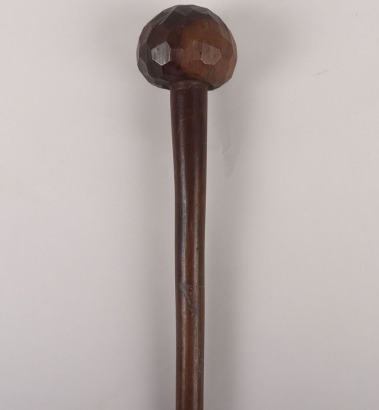 Scarce Zulu Knobkerrie with Concave Facetted Head